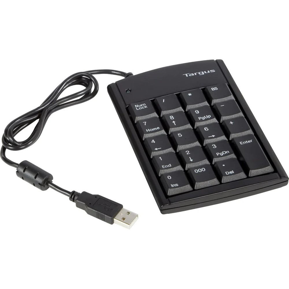Targus PAUK10U USB Numeric Keypad for Laptops and PCs