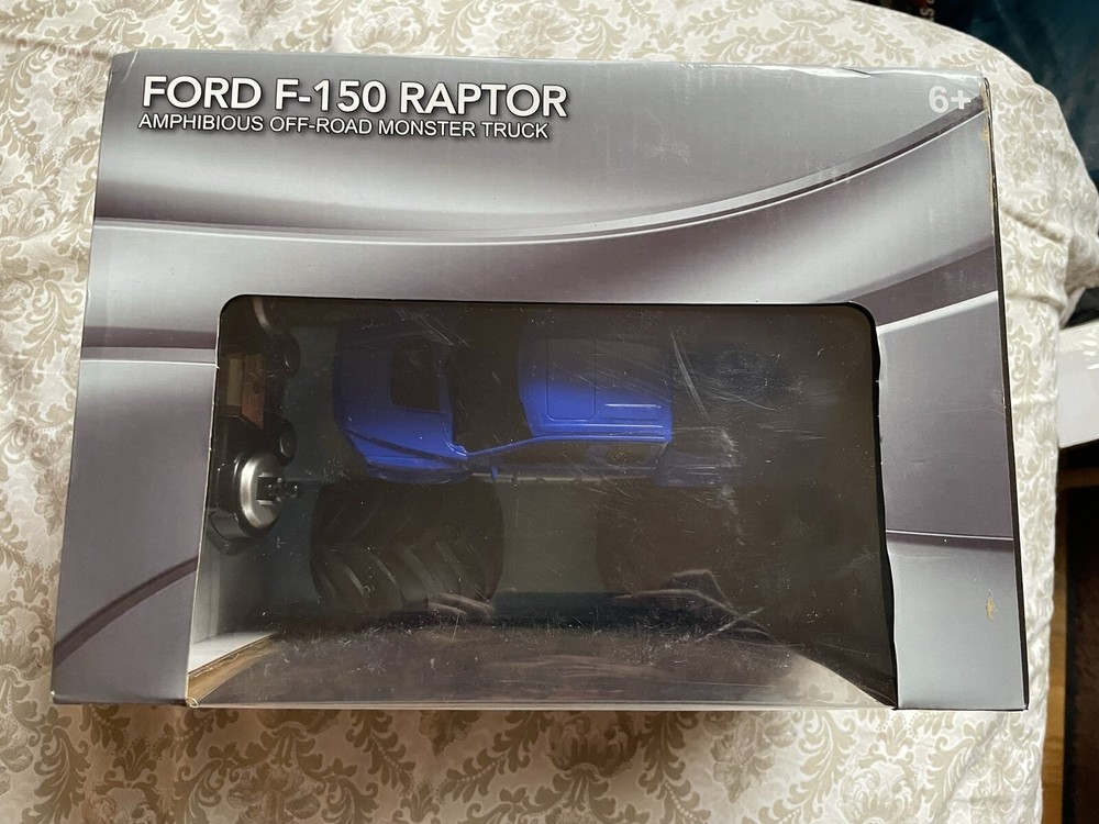 Double E Ford F-150 Raptor Amphibious Off-Road 4WD 1:18 RC Monster Truck - New