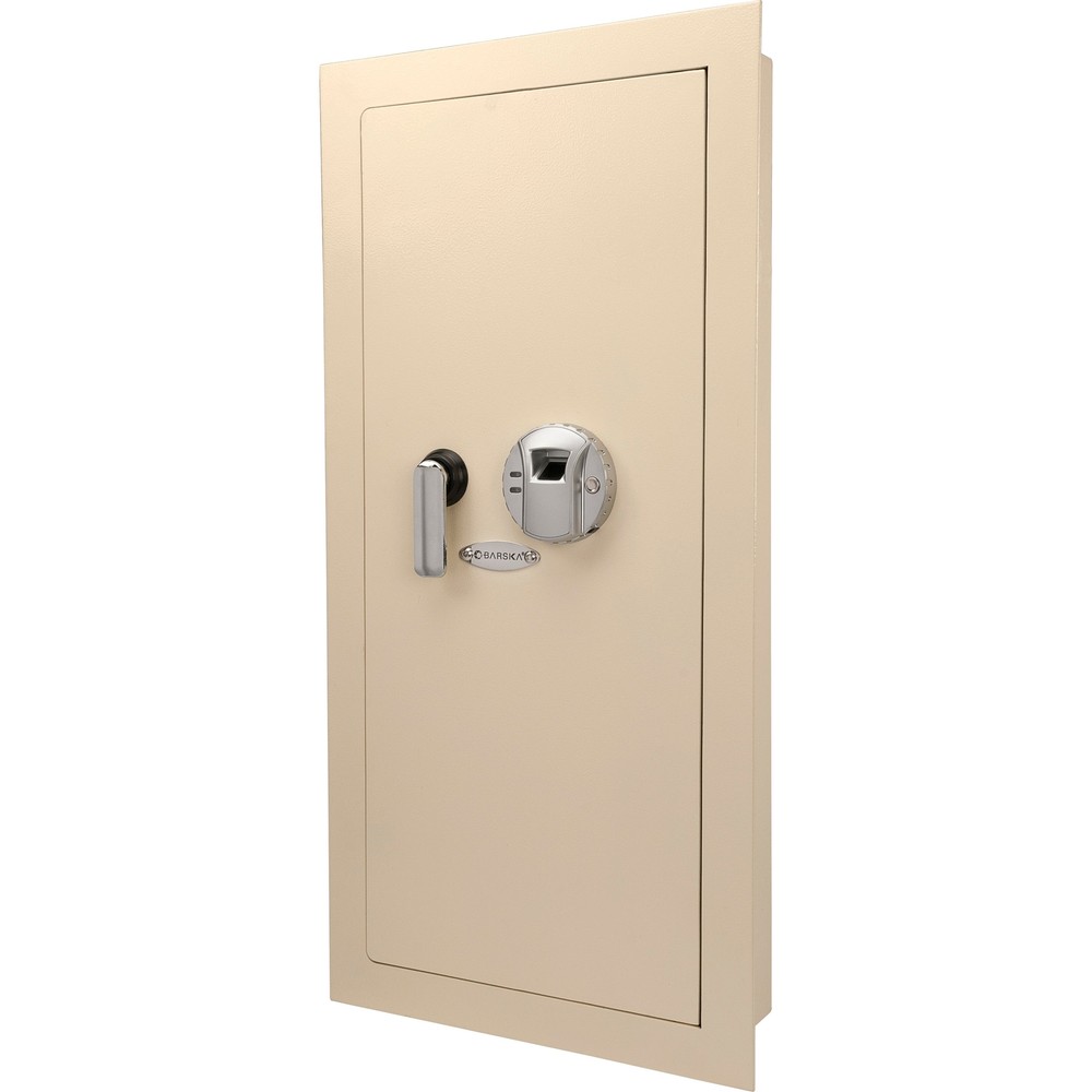 Biometric Wall Safe - 0.82 Cubic Ft. Beige-image