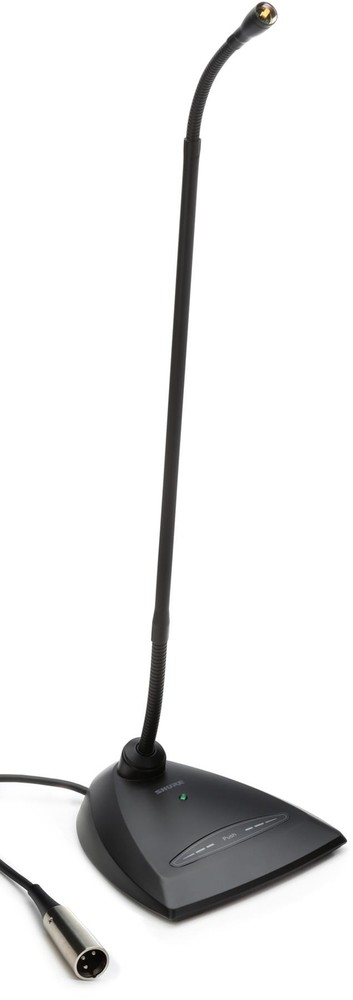 Shure MX418D/N 18-inch Gooseneck with Desktop Base and Preamp (No Microphone