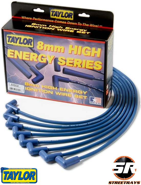 Taylor Cable Hi-Energy Blue Spark Plug Wire Set Fits Jeep 4.0L L6 - 64649