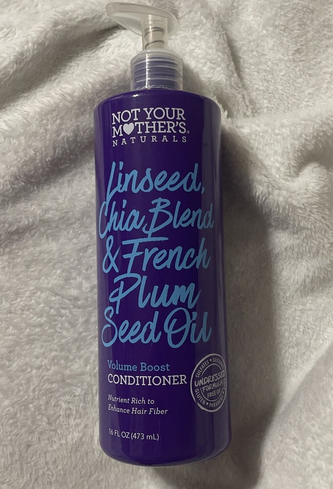 Not Your Mothers Linseed Chia Plum Volumizing Conditioner 16oz Discontinued
