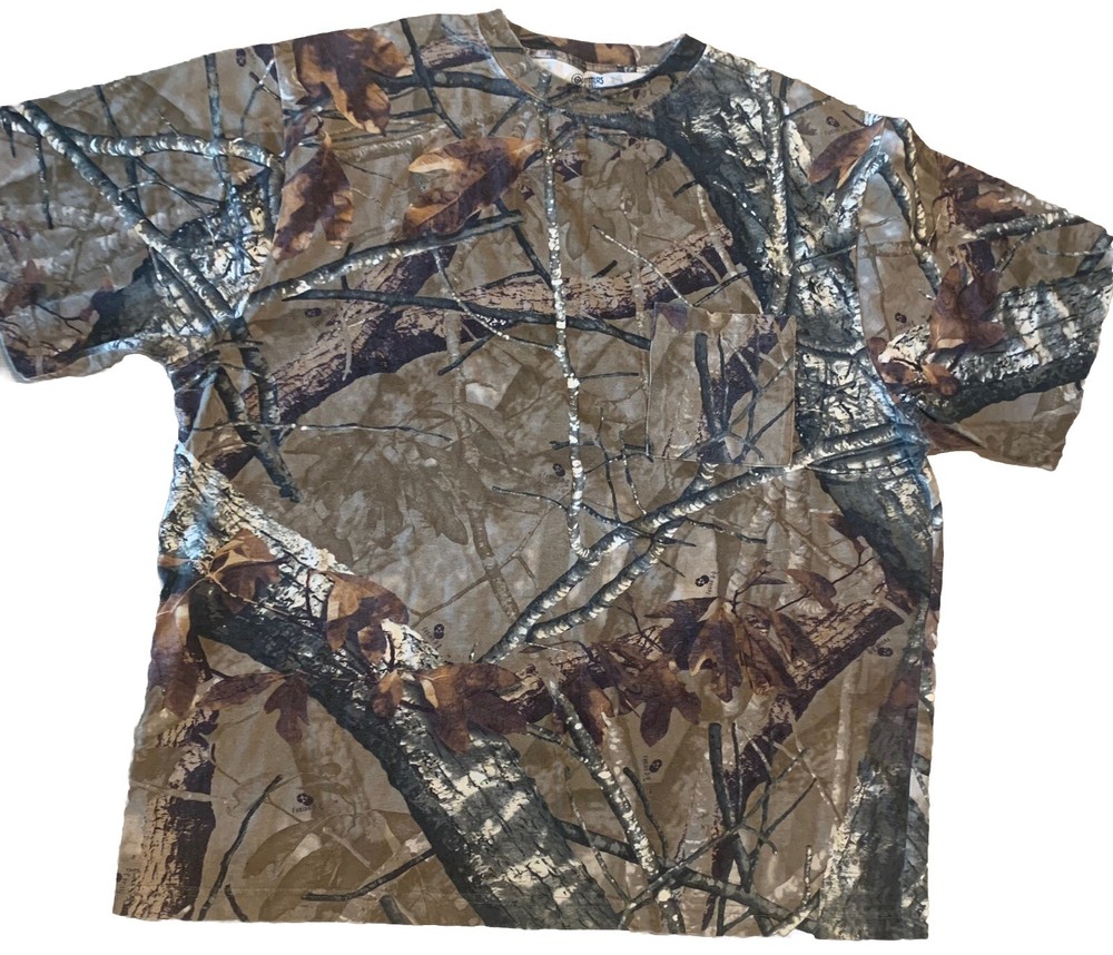 Ridge Camouflage Utility T-Shirt Green XL Western Grunge Outdoors
