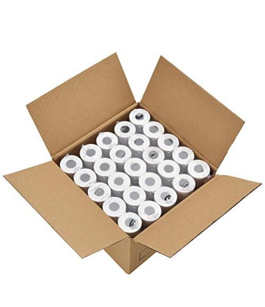 PAPRMA 2 1/4 Inch x 50ft Thermal Receipt Paper Rolls 50-Pack