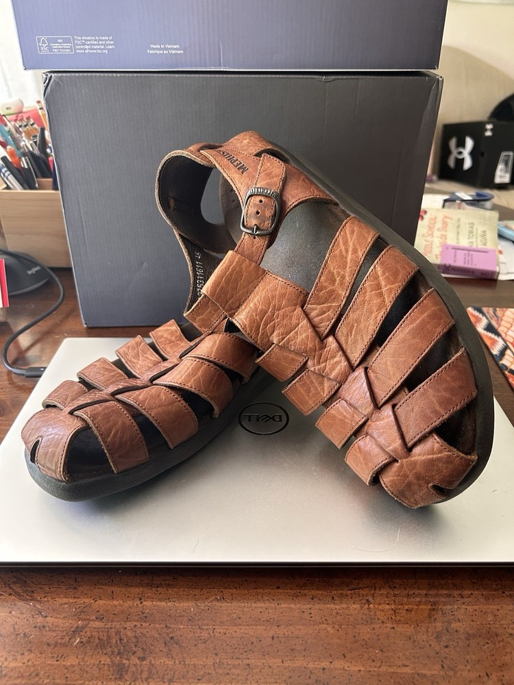 Men's MFO SAM Desert Brown Leather Fisherman Sand Observation US 12 EUR 46