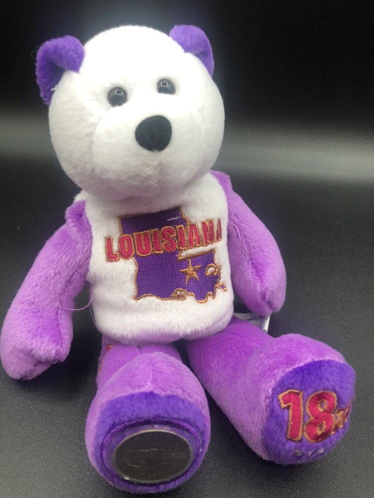 Collectible Limited Treasures 50 States Of America Coin Bear Louisiana #18