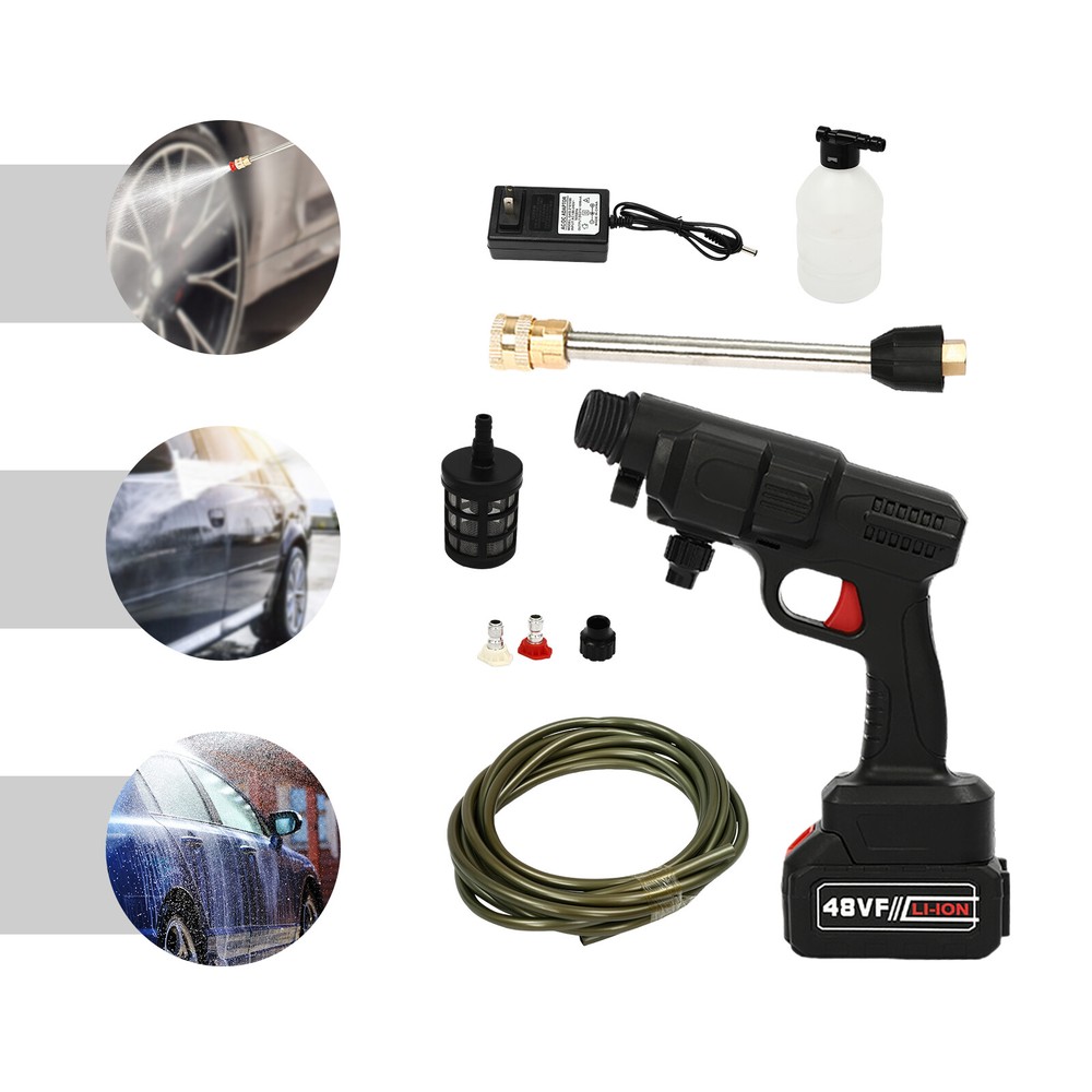 Portable Cordless Pressure Washer for Cars and Outdoor Cleaning