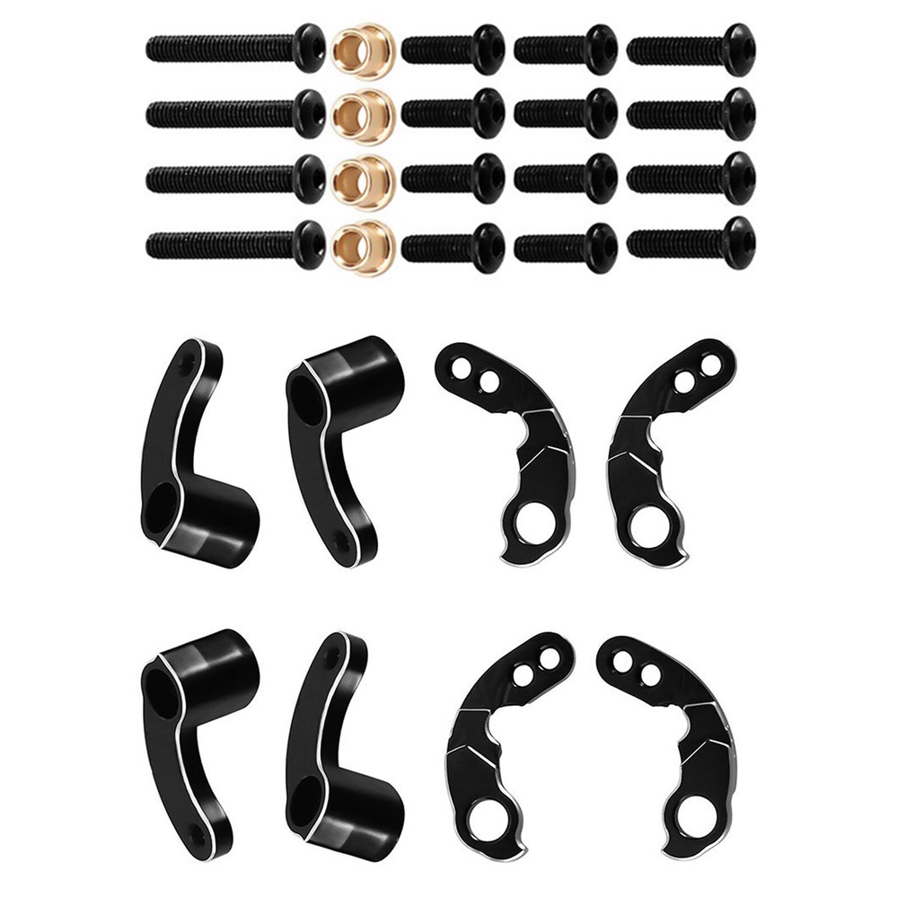 Black CNC Shock Flex Blade Shock Mounts Replacement Parts For TRX4M 1/18 RC Car
