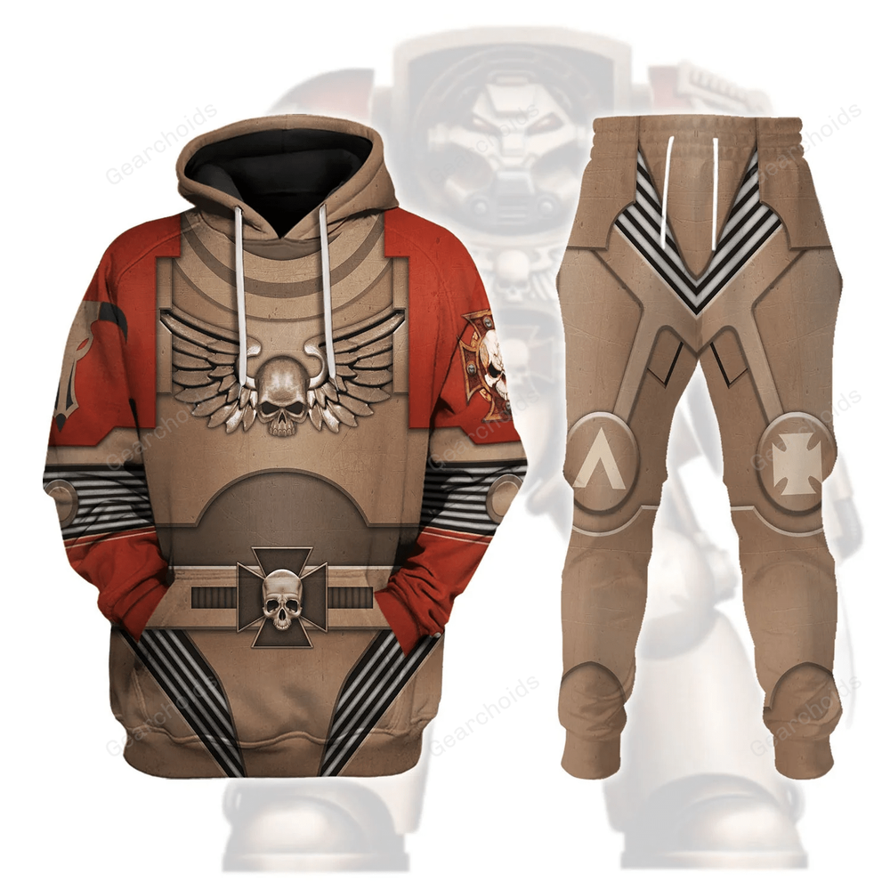Terminator Armor Minotaur Costume Cosplay Hoodie Sweatshirt Sweatpants Set WHHS137