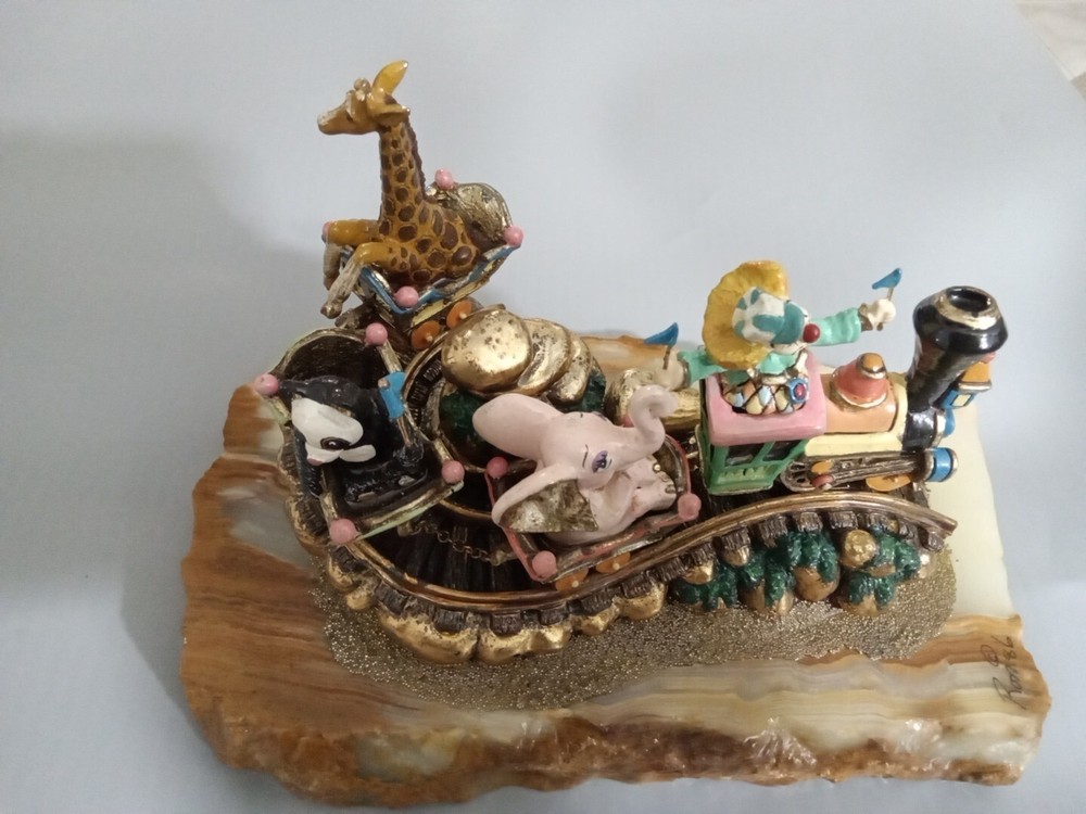 Ron Lee Clown Circus Roller Coaster  Sugarland Express Tabletop Decor # 245/3500