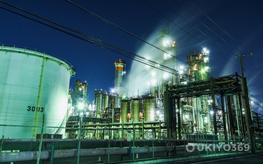 Japan Night Cityscape Digital Wallpaper for Desktop Background-image