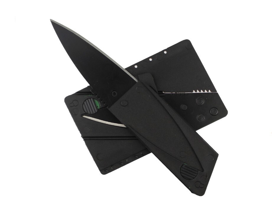 Credit Card Thin Knives Folding Wallet Pocket Micro Survival Camping Tool Lot-image