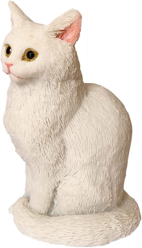 Cat Resin Outdoor Tree Sculpture Gift Garden Terrace Lawn Outdoor Cat ...