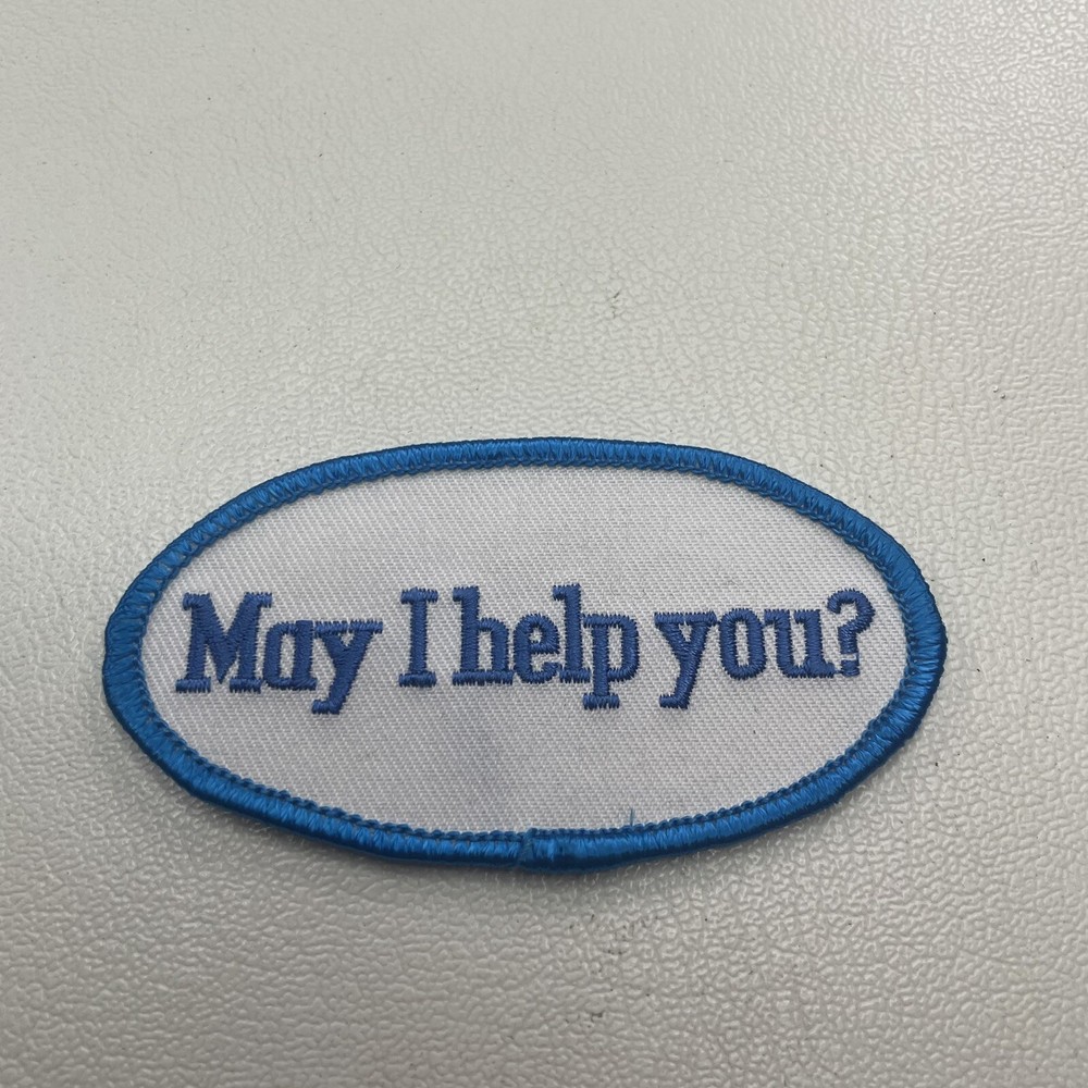 Customer Service Patch MAY I HELP YOU? T051-image