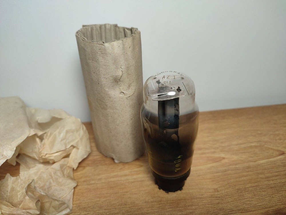 Tungsram AZ1 Full-Wave Vacuum Rectifier Tube NOS 140NG TAZ1 WE54 RAZ1 VG