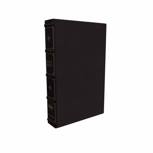 NKJV Large Print Verse-by-Verse Reference Bible in Black Imitation Leather – Maclaren Series Comfort Print