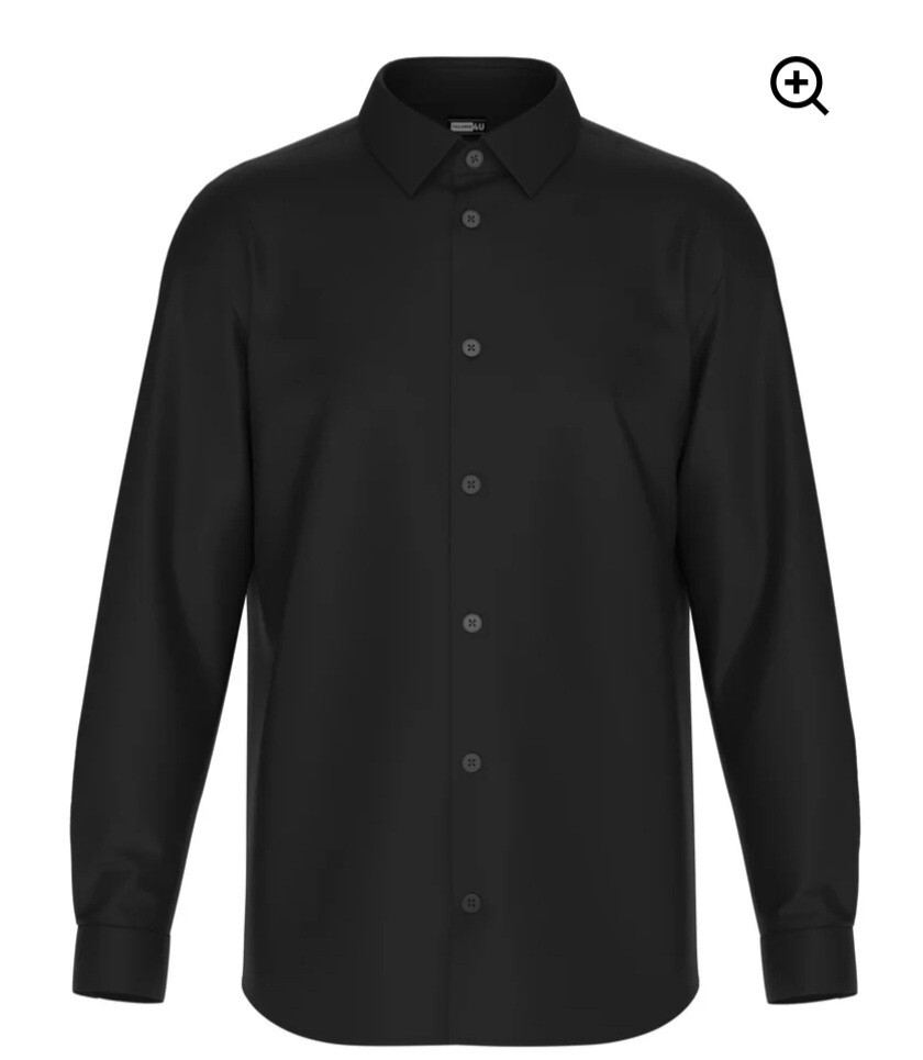 Tailored Black Ice Long Sleeve Dress with 4-Way Stretch for Comfort and Style in Small Size