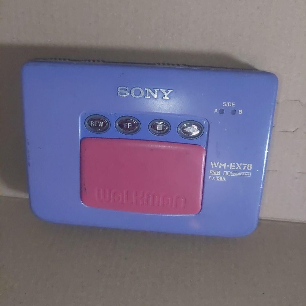 Sony Walkman WM-EX78 Portable Cassette Player with AM/FM Radio  
