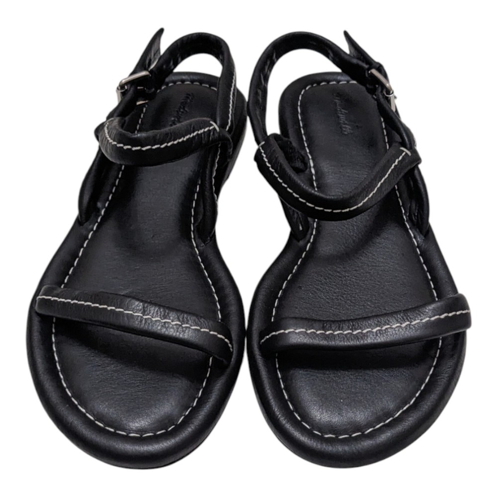 Madewell Janine Black Slingback Sandals Size 9.5