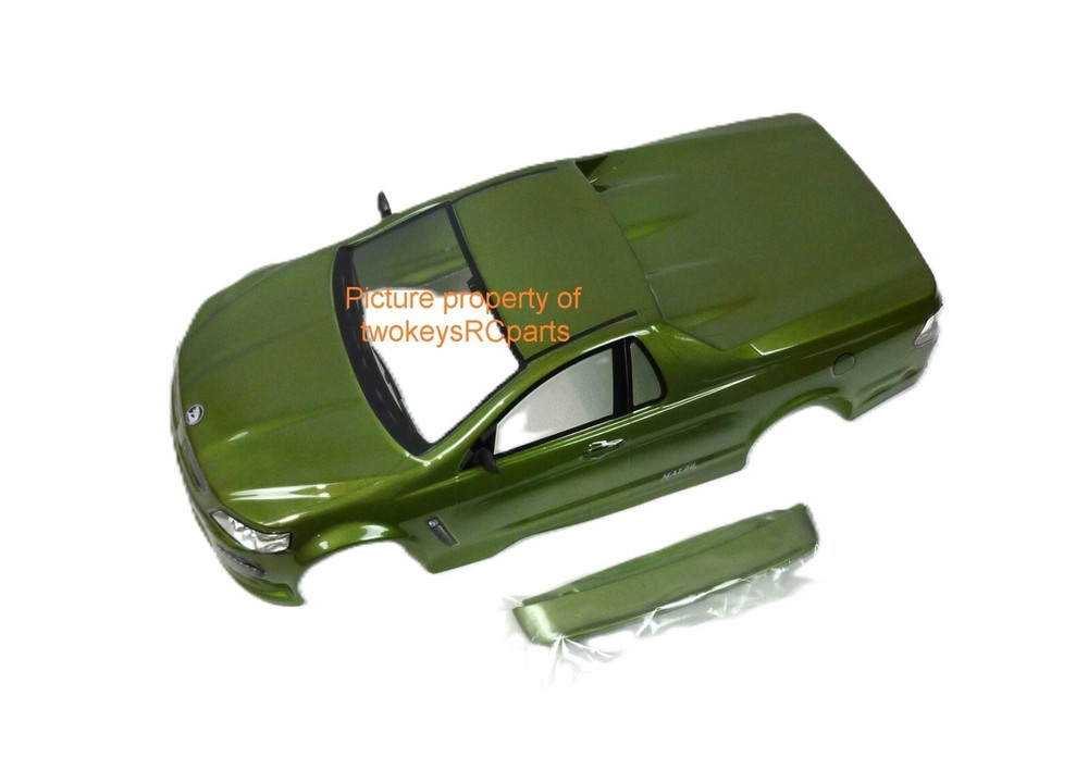 1:10 RC Painted Lexan Body Shell - Holden Commodore Maloo ute 200mm GREEN.