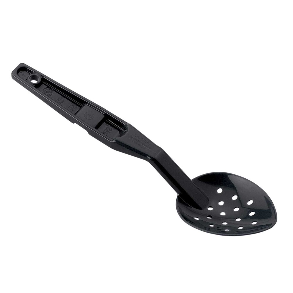 Cambro SPOP11CW110 Camwear Black 11 Perforated Deli Spoon