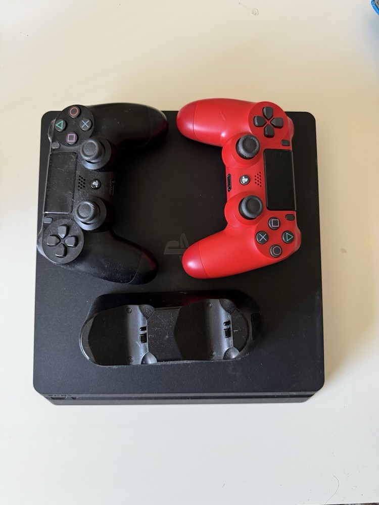 Sony PlayStation 4 Slim Edition 500GB Black Home Gaming Console for Seamless Entertainment