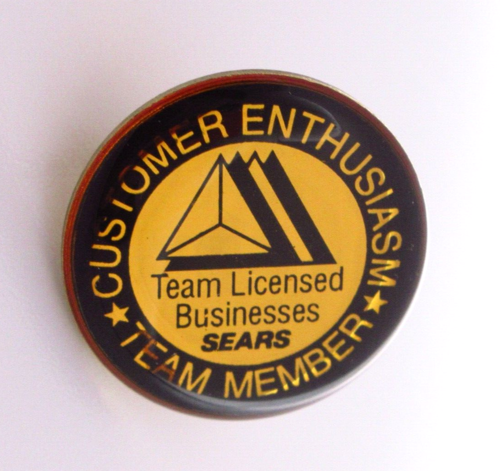 Sears - Customer Enthusiasm - Team Member - Team Licensed Businesses - VTG Pin-image