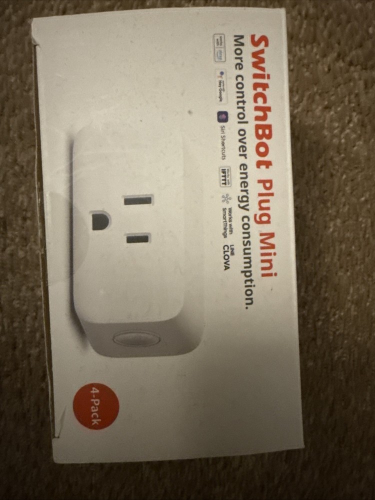 SwitchBot Smart Plug Mini with Energy Monitoring 15A for WiFi Smart Homes
