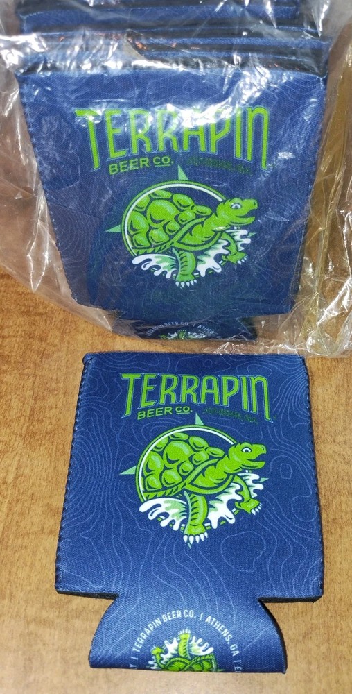 Terrapin Beer Co. Green Turtle  Athens, GA Can Bottle Kozy Koozie Wrap Lot of 30