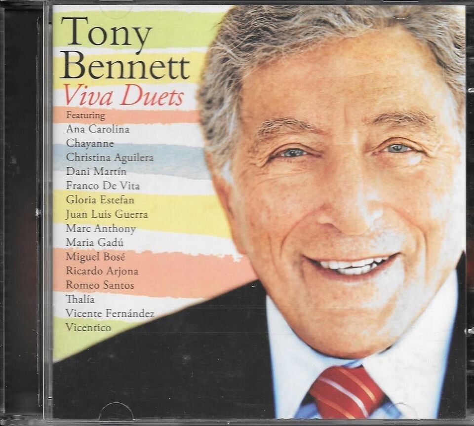 CD+DVD: Tony Bennett — Viva Duets (c/ Chayanne; Thalía; Christina Aguilera)