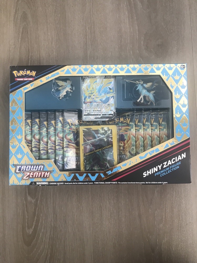 Pokemon TCG: Crown Zenith Shiny Zacian Premium Figure Collection | Brand New