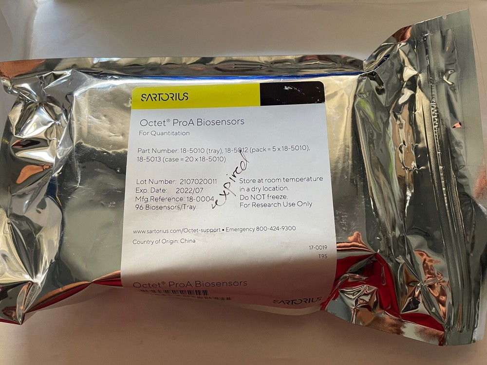 BRAND NEW and SEALED Octet® Protein A (ProA) Biosensors EXP 07/2022