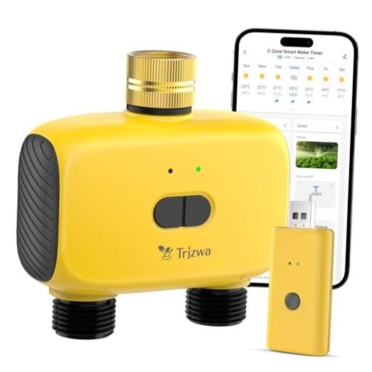Smart WiFi Sprinkler Timer for Garden Hose with Durable Brass Inlet