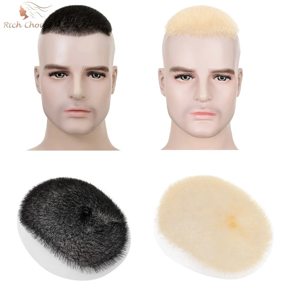 Ultra-Thin Skin Toupee for Short Men - 5x7 Inch Human Hairpiece System  
