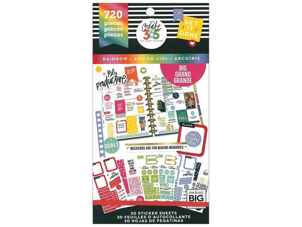 me & my BIG ideas Sticker Value Pack for Big Planner - Scrapbooking Supplies ...