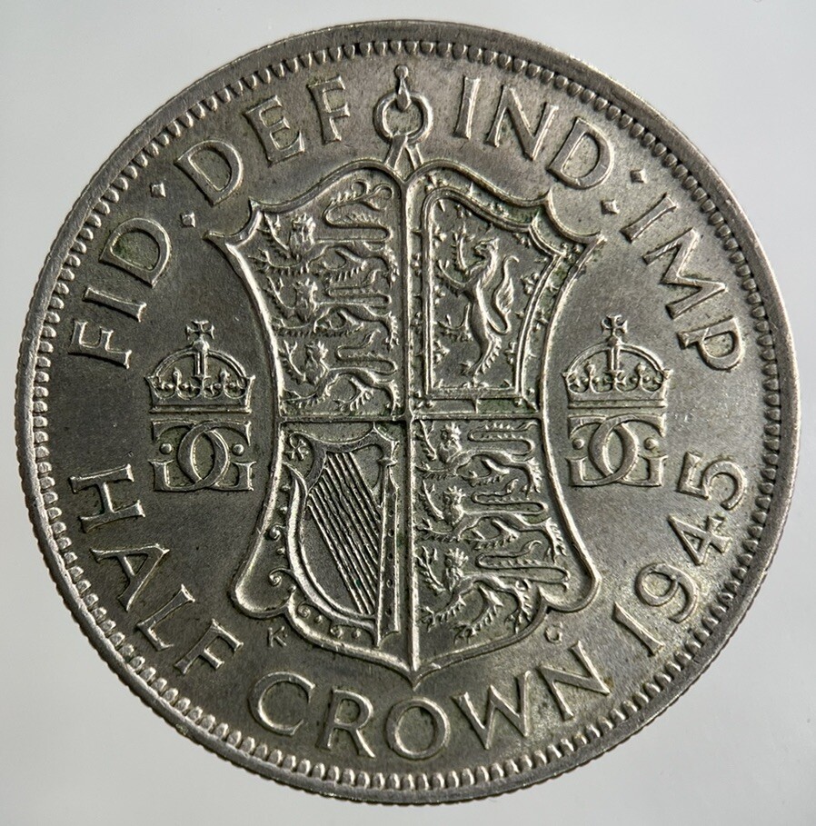 1945 George VI Silver Half-Crown Coin | High Grade Collectible