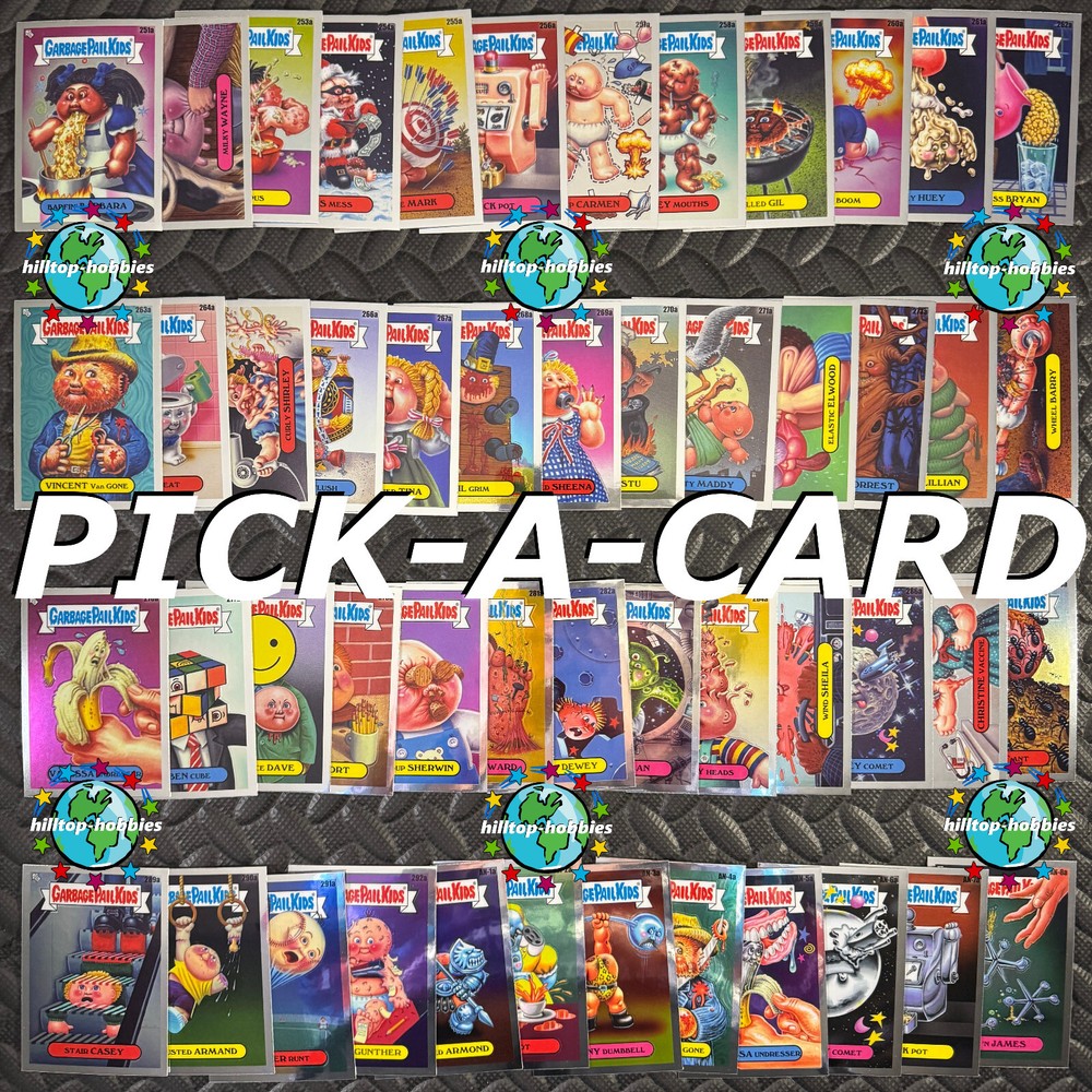 GARBAGE PAIL KIDS 2025 CHROME 7TH SERIES 7 BASE PICK-A-CARD 251A-292B/AN1A-AN8B