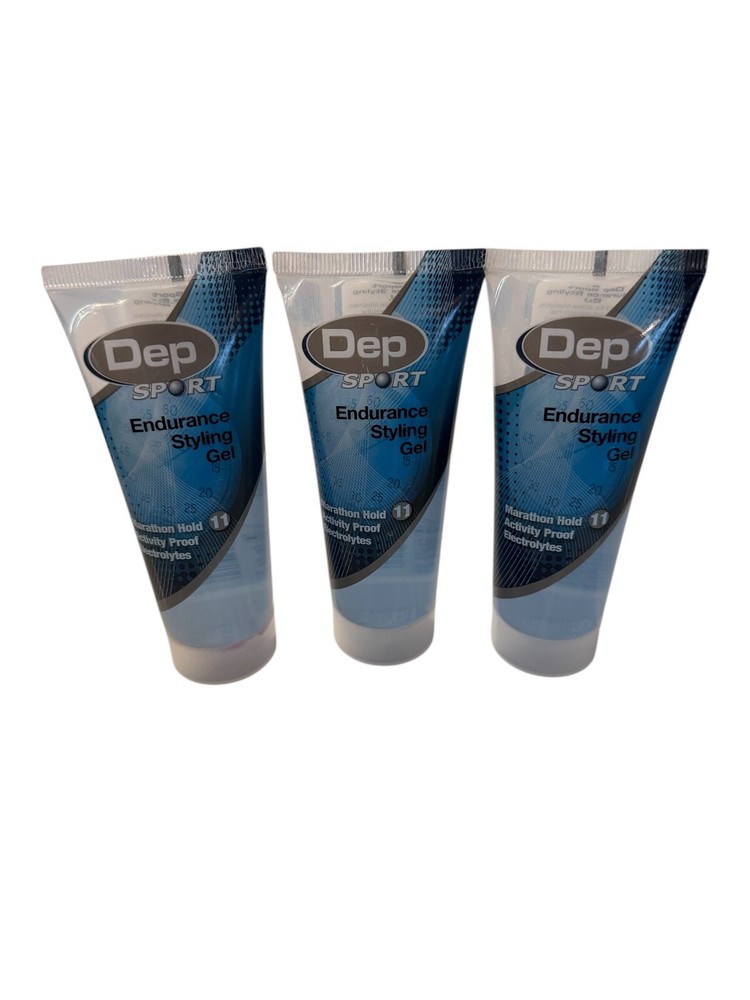 3x Dep Sport Endurance Styling Gel Marathon Hold Activity Proof Travel Size 2oz