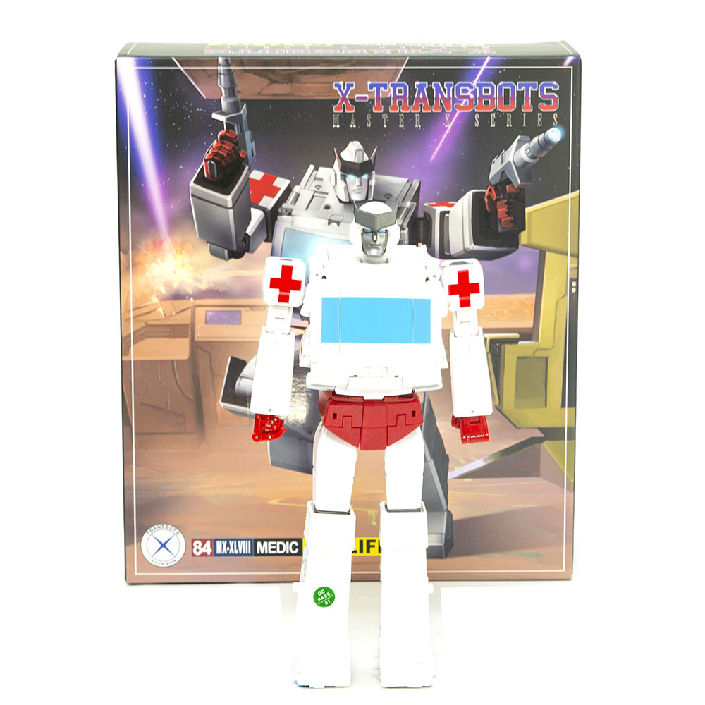 X-Transbots MX-48 Ratliff G1 Metallic Ratchet Action Figure Available Now