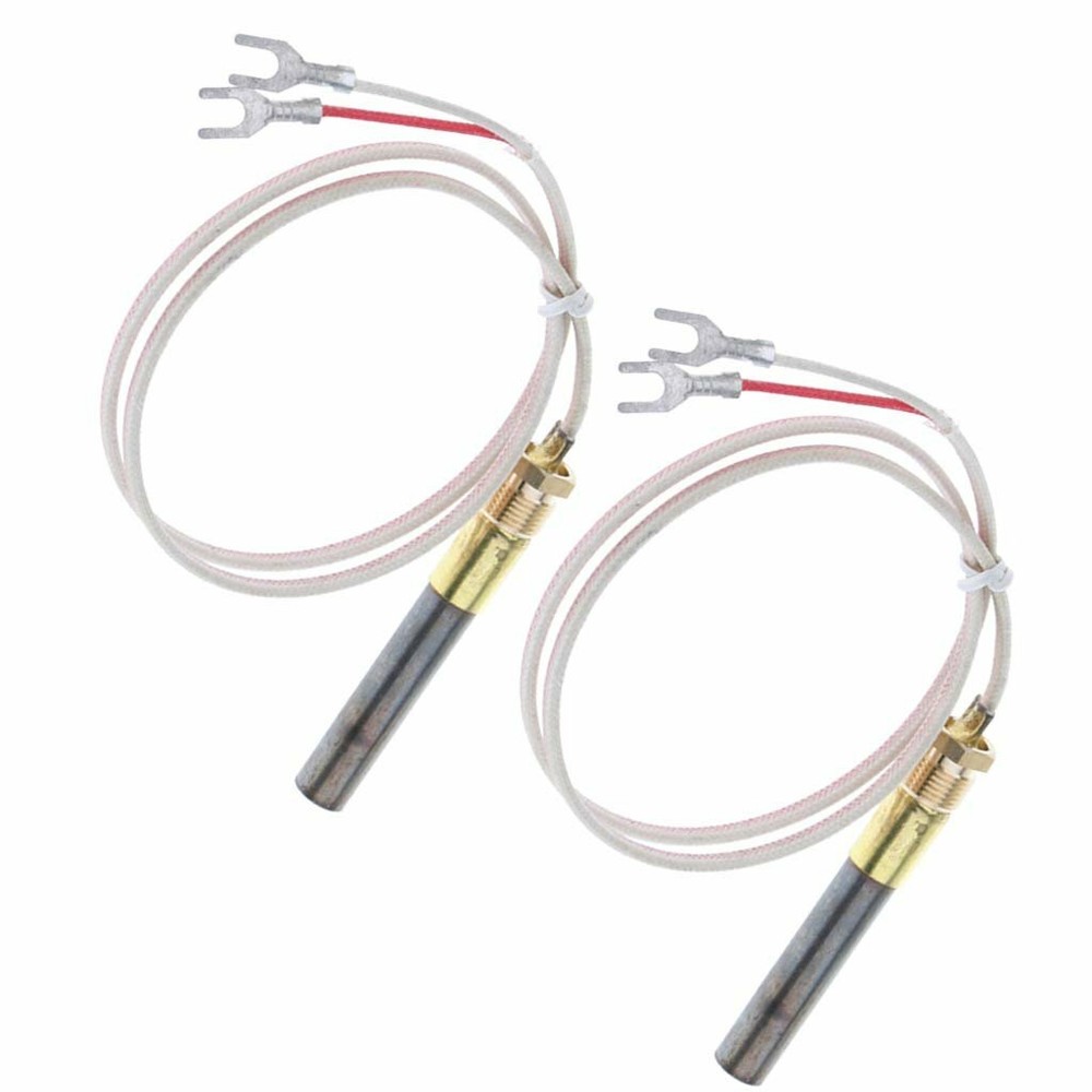 2PCS 2ft Gas Fireplace Thermopile Thermogenerator Pilot Generator...