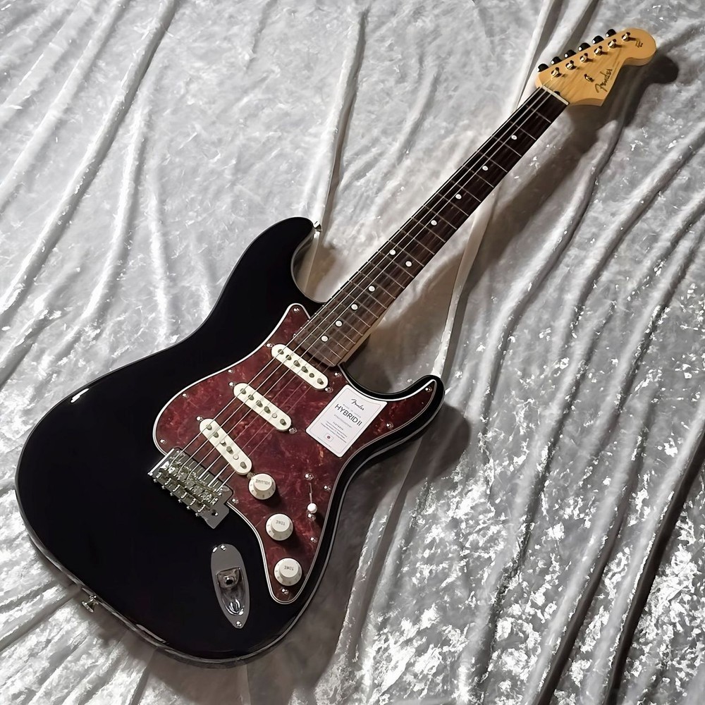 Fender Made in Japan Hybrid II Stratocaster Black Electric Guitar Stratocaster