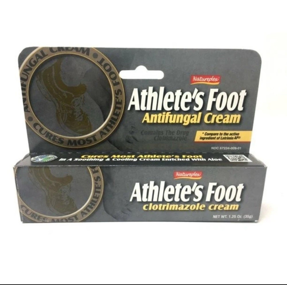 Natureplex Athlete's Foot Antifungal Cream 1.25 oz Fast Relief Treatment