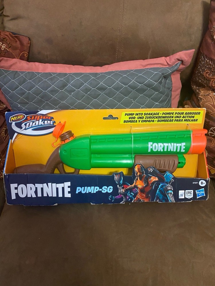 Nerf Fortnite Pump SG Tactical Pump Shotgun Super Soaker Water Blaster Gun NEW