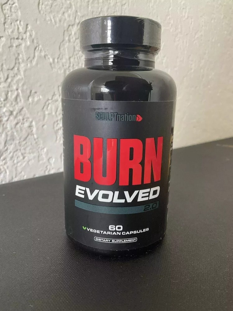 Sculptnation Burn Evolved 2.0 Thermogenic Fat Burner 60 Caps Gluten Free NEW