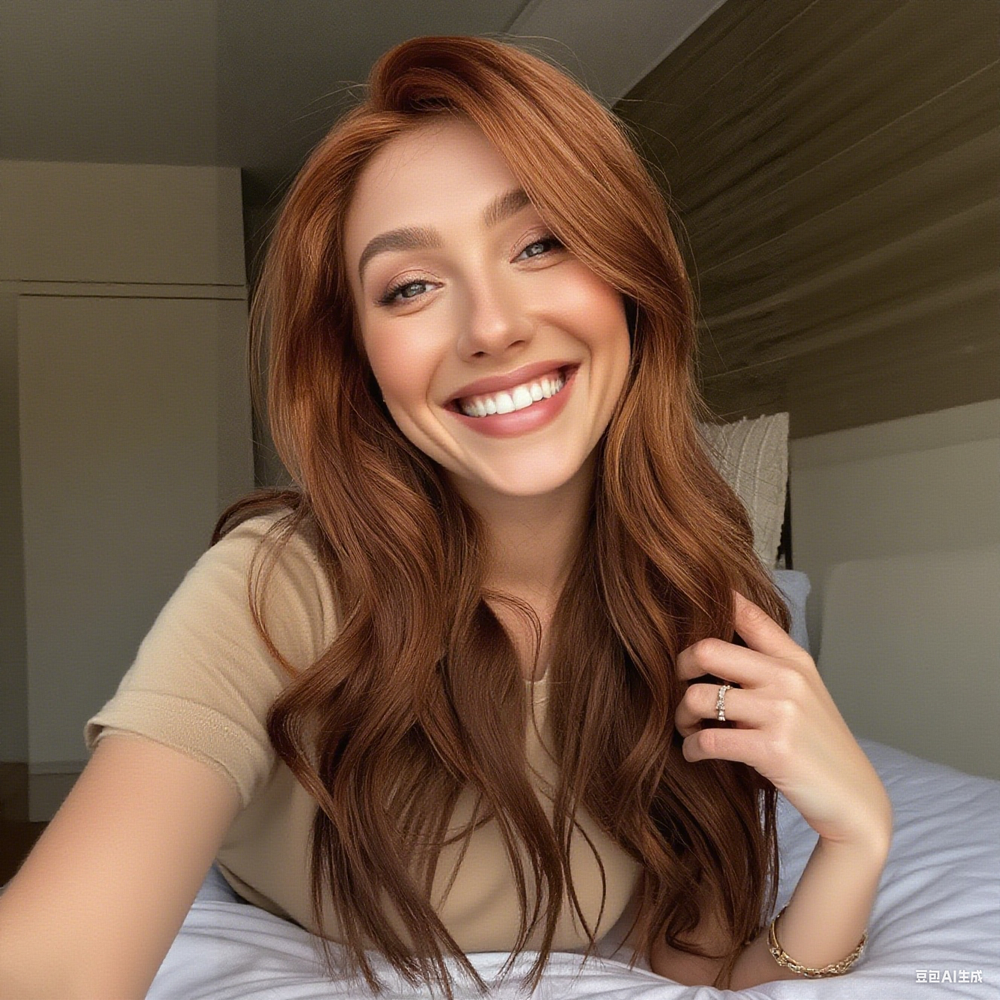 Auburn Brown 13x4 Lace Front Wig 100% Virgin Human Hair Wig