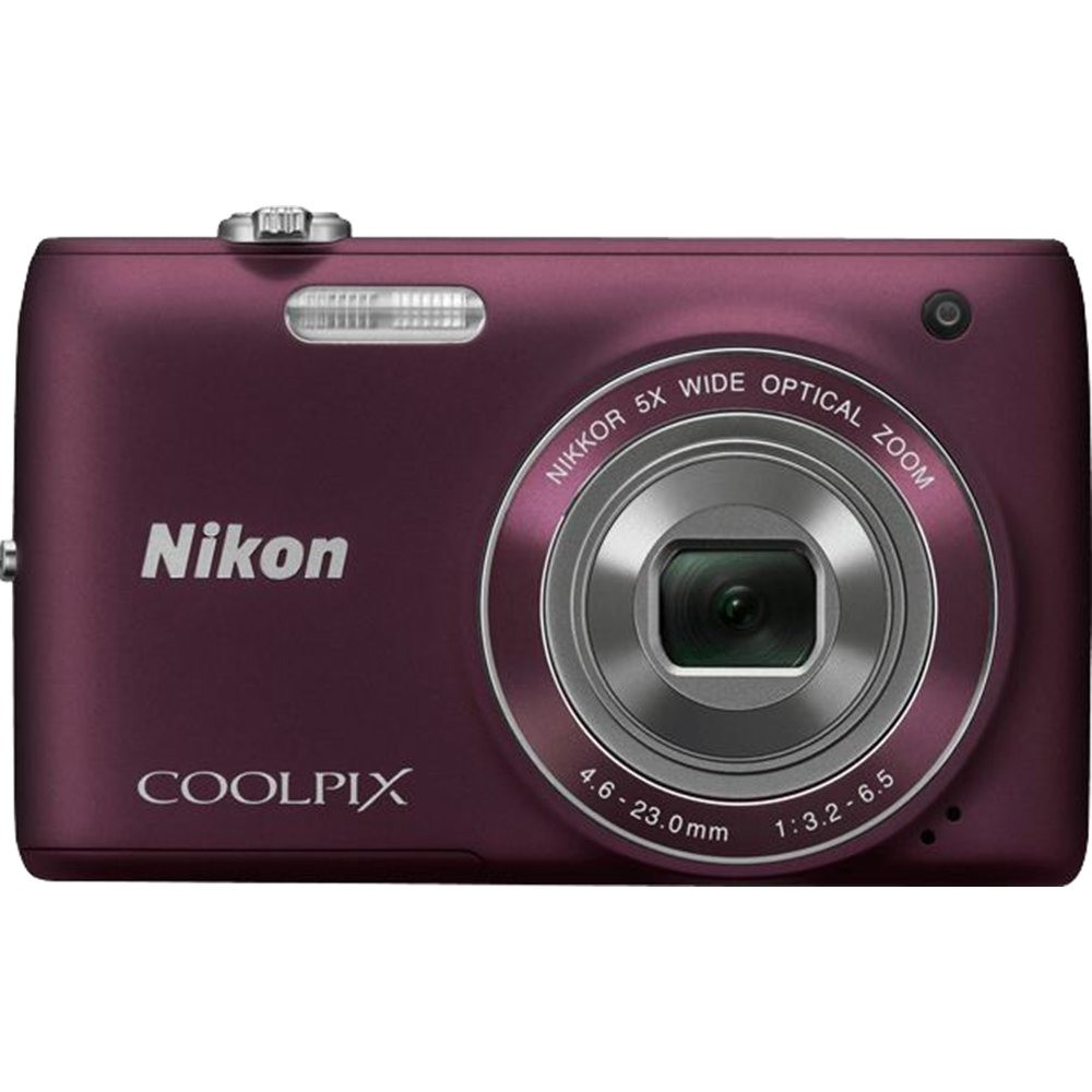 Nikon COOLPIX S4100 Digital Camera with 14.0 MP 5X Optical Zoom Lens Purple