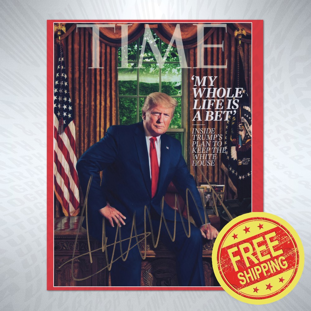 Grab Your Donald Trump Autographed Reprint 8x10 Photo Poster Today-image