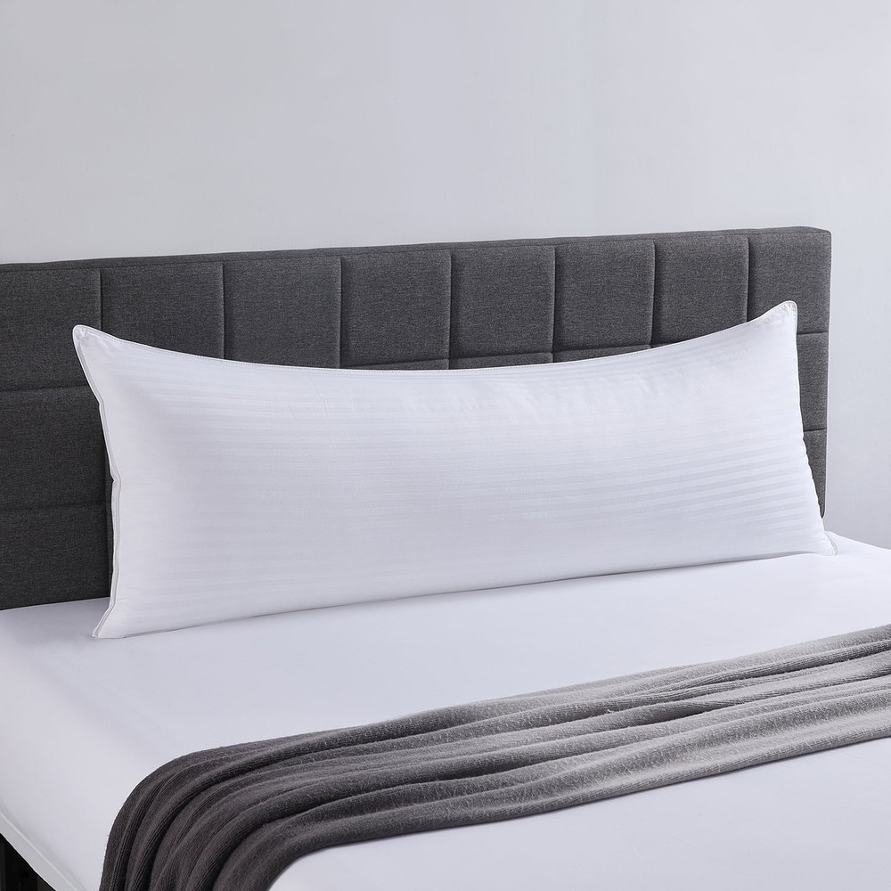 Nestl 20x54 Inch Body Pillow with 100% Cotton Cover