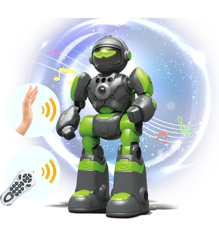 Interactive Robot Toy for Kids Ages 3-5 - Gesture & Sensor Programmable Vector Robot