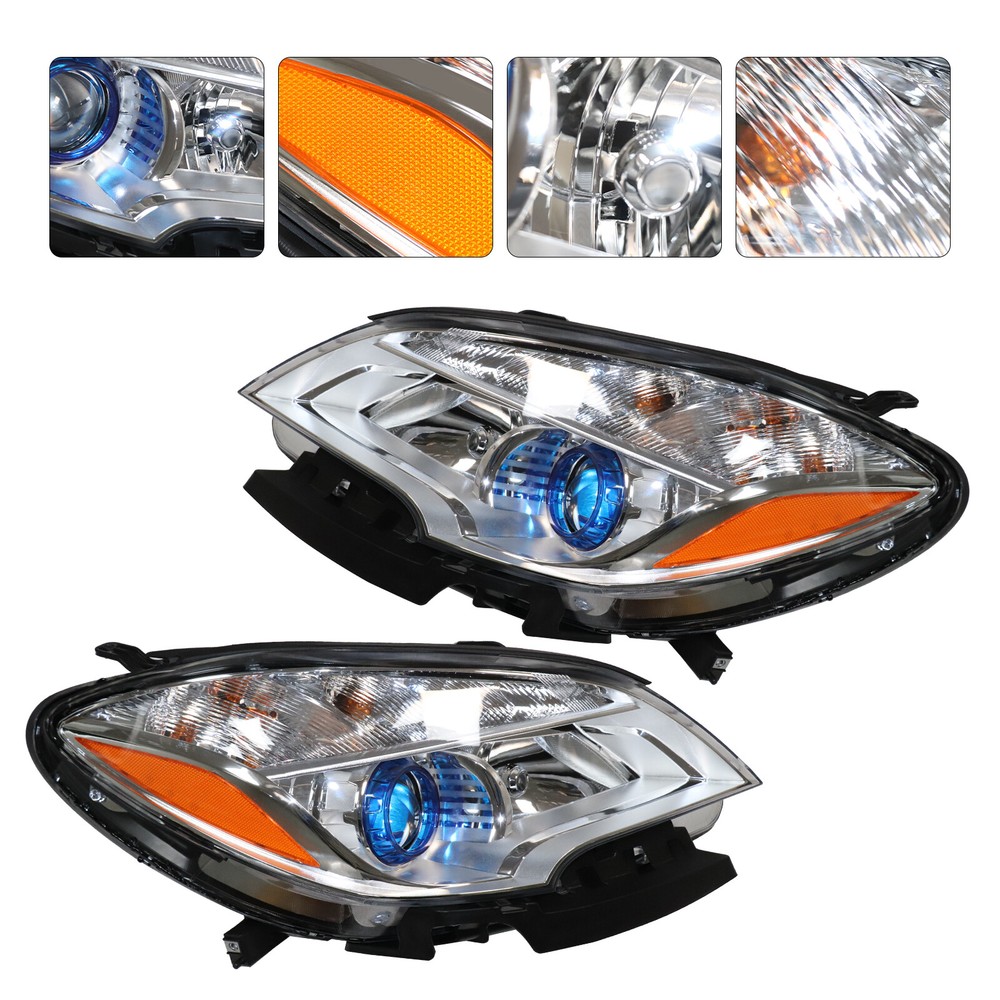 1 Pair Headlights For 2013-2016 Buick Encore Halogen Left&Right Side Headlamp US